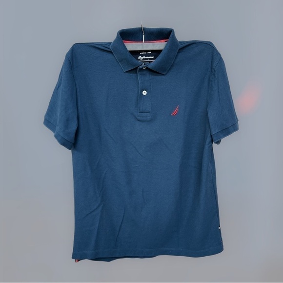 Nautica navy blue polo shirt size S - Picture 1 of 4